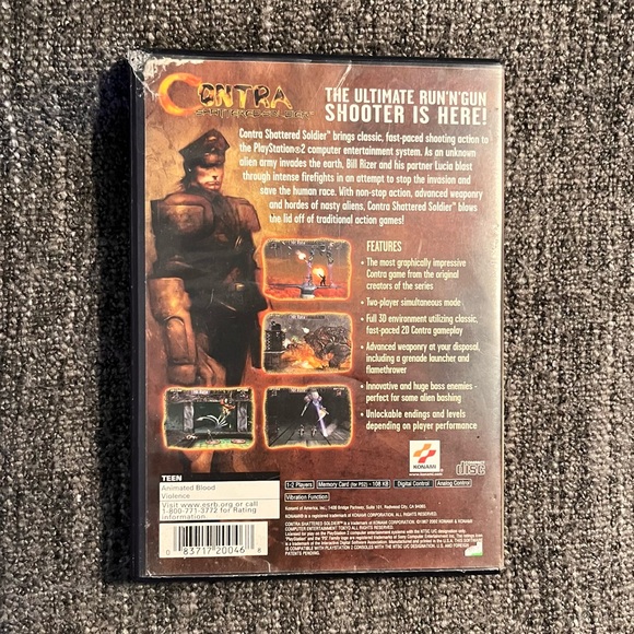 Contra Shattered Soldier Sony Playstation 2 PS2 Game - Picture 2 of 7